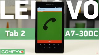 Lenovo Tab 2 A7-30DC 7'' 16Gb 3G - симпатичный планшет с поддержкой 3G - Видеодемонстрация от Comfy