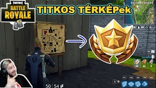 FORTNITE TREASURE MAP vadászat ZsDavval és Sajt32vel ! | Snobby Shores, Risky Reeals Season 5