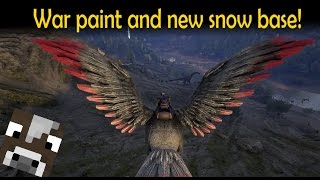 ARK Survival Evolved: Snow Base and War Paint