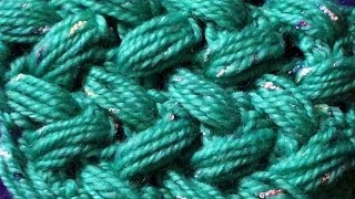 Узор из пышных столбиков