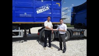 Дмитрий из Казани забрал в Нова-Трак свой новый полуприцеп MEGA