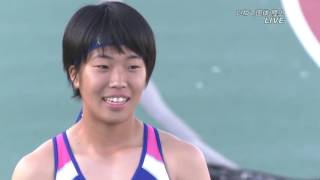 齋藤愛美 NGR 11.57 少年女子A100m 決勝 いわて国体陸上2016