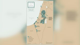 White House releases map of proposed Israeli, Palestinian state borders | AFP