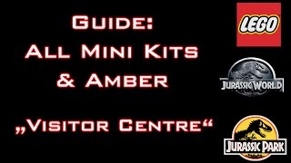 LEGO: Jurassic World - Guide: All Mini Kits & Amber "Visitor Centre" - Commented