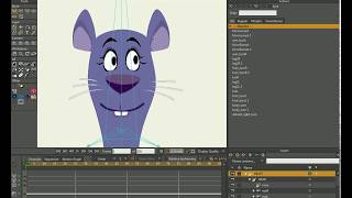 Moho character setup. Открывание рта и зеркальный поворот головы.