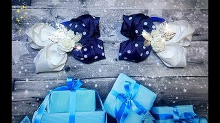 ??Шикарный бант для школьницы + МК декора для бантики ?School bows DIY