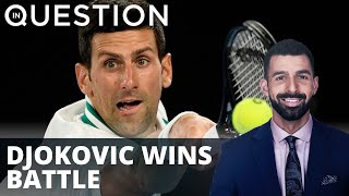 Djokovic wins battle versus Australia, deportation still looms