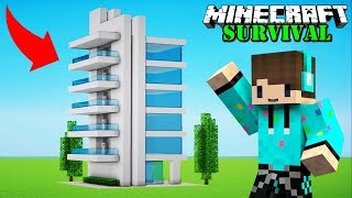 MEMBUAT HOTEL UNTUK VILLAGER ! Minecraft Survival #65