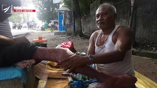Laal baba Foot Massage and knuckle crack