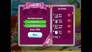 Pet Rescue saga Level 1853  -  no boosters