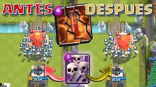 ANTES y DESPUÉS DE LOS CAMBIOS | EJÉRCITO DE ESQUELETOS OP y ADIÓS VENENO