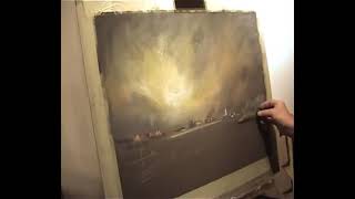Pastel Demonstration Landscapes Skies and reflections with limited palette by Les Darlow