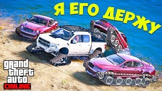 Я ЕГО ДЕРЖУ! ТОЛЬКО НЕ ОТПУСКАЙ ЕГО! ПОГОНЯ ЗА FORD RAPTOR ОТ BENTLEY CONTINENTAL НА ГУСЕНИЦАХ!