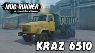 Spintires: MudRunner обзор мода [ KRAZ 6510 ] СЛАБАК