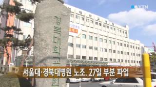 서울대·경북대병원 '의료민영화' 반대 27일 파업 / YTN