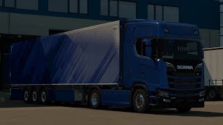 ETS 2 1.32 Beta - Germany Rebuilding - SCANIA S500 V8 - Trip: Rostock - Hamburg