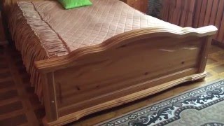 Спальня 100% массив сосны. Вот такой должна быть мебель.(Furniture,cabinet).