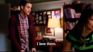 Glee - Blaine and Tina Scenes "Diva" (Subtitled) [HQ]