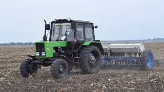 МТЗ 82 1 , посев озимого Ячменя