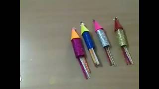 Paper rocket for kids DIY | Paper crackers for kids | Diwali crackers craft for kids