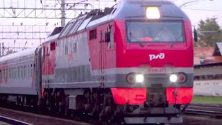 ЭП2К-273 с пассажирским поездом №146 "Челябинск – Санкт Петербург"