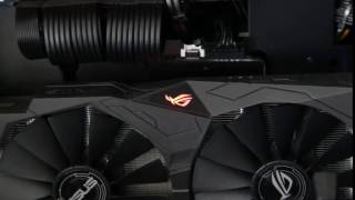 ASUS ROG RX470 STRIX O4G AURA RGB LIGHTNING STROBING