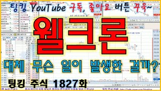 [정규방송] 웰크론 (대체 무슨 일이 발생한 걸까요?) - 주식 팅킹 (1827화)