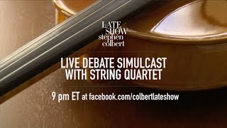 Watch Our Final Debate Live Stream Featuring A String Quartet