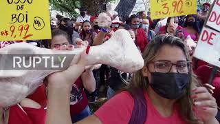 Brazil: 'March against hunger' held amid rising food, energy prices in Sao Paulo
