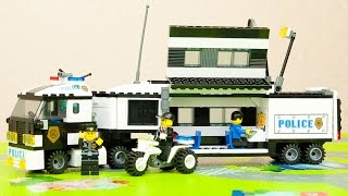 Лего Полиция. Обзор конструктора Лего. Полицейский грузовик. Riot Tracking Car. Alex Toy Show