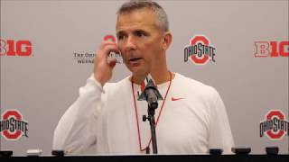 Ohio State head coach Urban Meyer 9/20/17 - ELEVENWARRIORS.COM