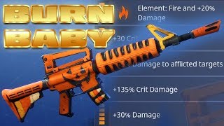 Perfect Perk Sunbeam Grave Digger | BURN BABY | Fortnite Save The World