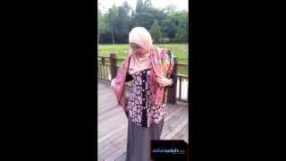 Babywearing menggunakan batik lepas