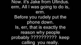 Telemarketer Looses it on answerphone