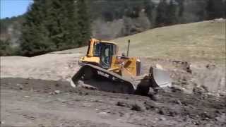 Планировка бульдозером Caterpillar D6M LGP