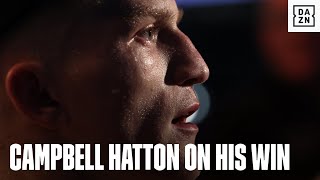 Campbell Hatton On His Controversial Victory