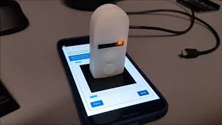 Transferring WiFi Credentials from the Smartphone Screen to an ESP-12F
