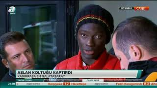 Kasımpaşa maçının 7  dakikasında baygınlık geçiren Galatasaraylı Gomis'in maç sonrası açıklamaları