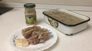 Холодец из говядины, курицы и свиной ножки! / Вкусный рецепт холодца