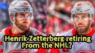 Henrik Zetterberg Being Forced To RETIRE From The NHL?