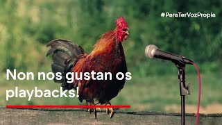 Non nos gustan os playbacks