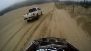 GoPro Camera - Sand Lake Dunes, Oregon - TRX450R, CR250, Ford F150 - No Music