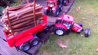 BRUDER TRACTOR McCORMICK fallen wheel! CLAAS Scania  Torn axle