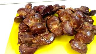 Копченые желудки из домашней индейки