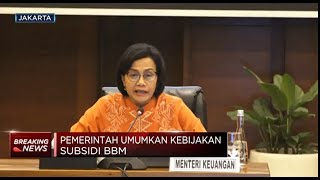 Sri Mulyani Curhat Subsidi BBM Terus Membengkak Tembus Rp 502 T