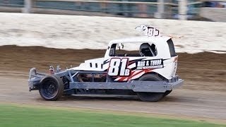Team Stock Cars (Part 2 of 2) - Peter Barry Event - Meeanee Speedway - 17/01/2015