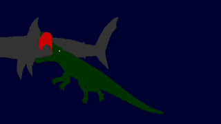 PDBC - Deinosuchus vs Megalodon