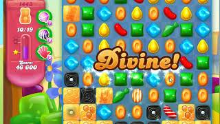 Candy Crush Soda Saga Level 1443 first try