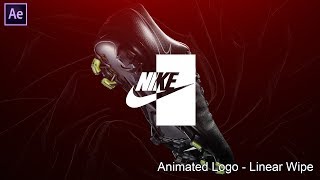 After Effects Tutorial #4 - Animated Logo [Linear Wipe] | Quick Tutorial