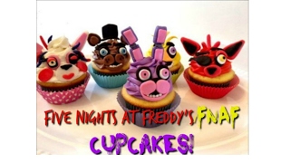 FNAF/FIVE NIGHTS AT FREDDY'S CUPCAKES! - MISS TRENDY TREATS